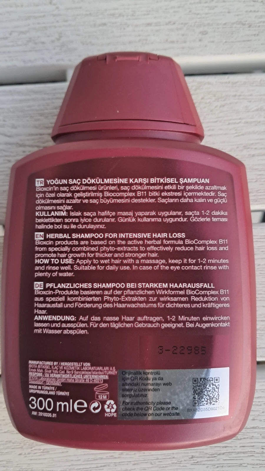 Herbal Shampoo for Intensive Hair Loss 300 ml For All Hair Types